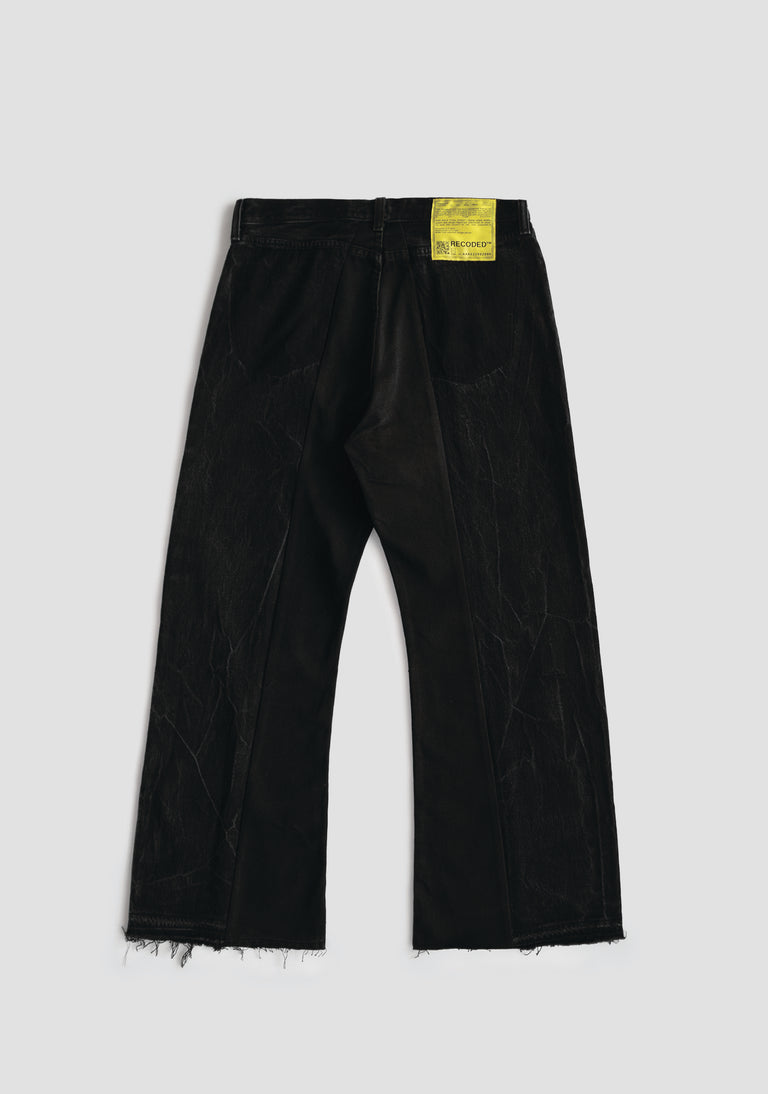 Split Regenerate Denim Trouser