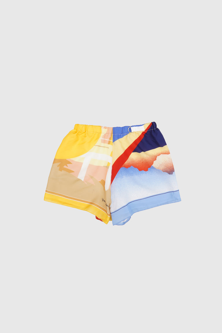 SILK FOULARD SHORT