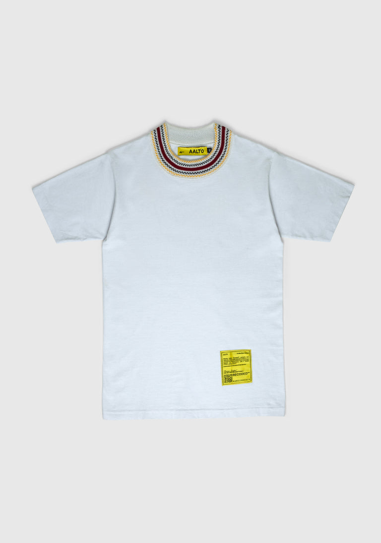 US KNIT COLLAR TEE