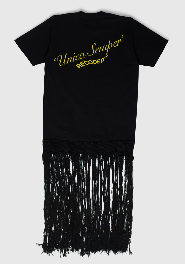 FRINGE US TEE DRESS