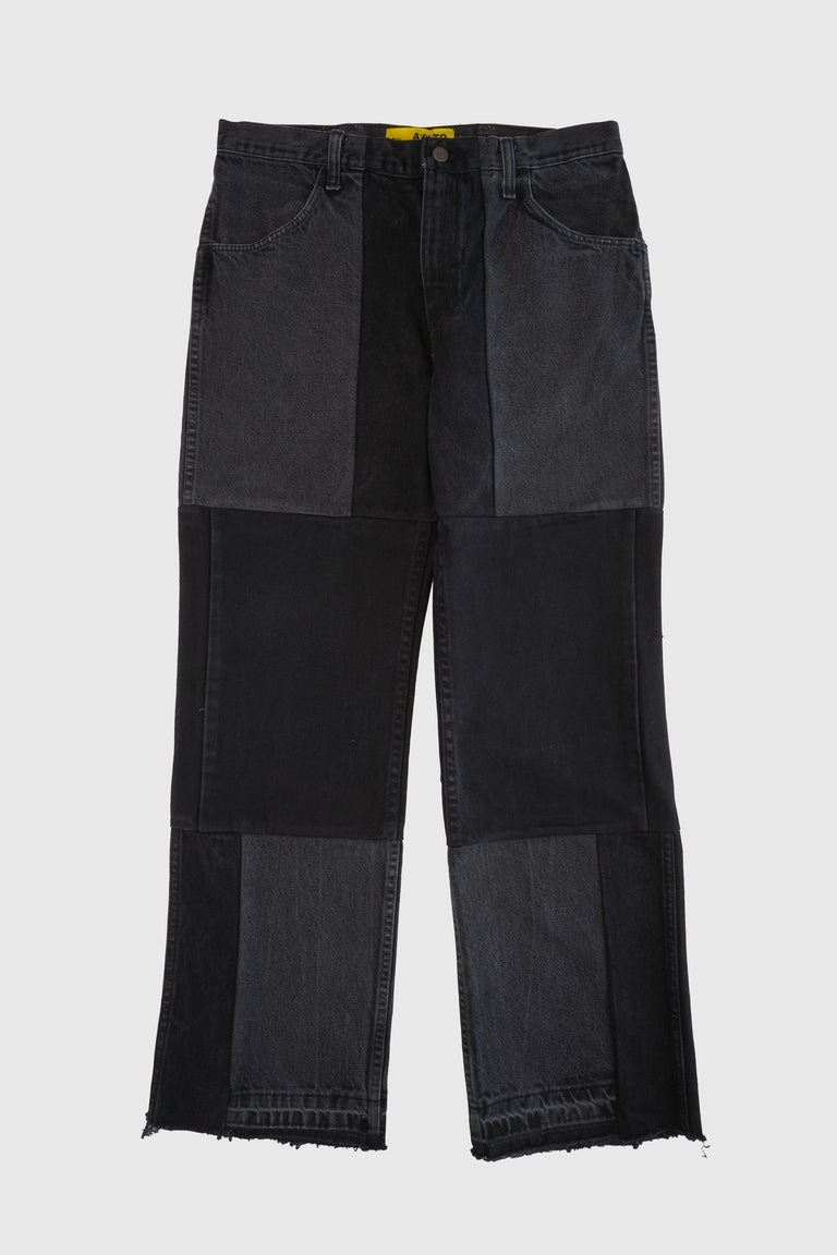 SPLIT LONG DENIM TROUSER