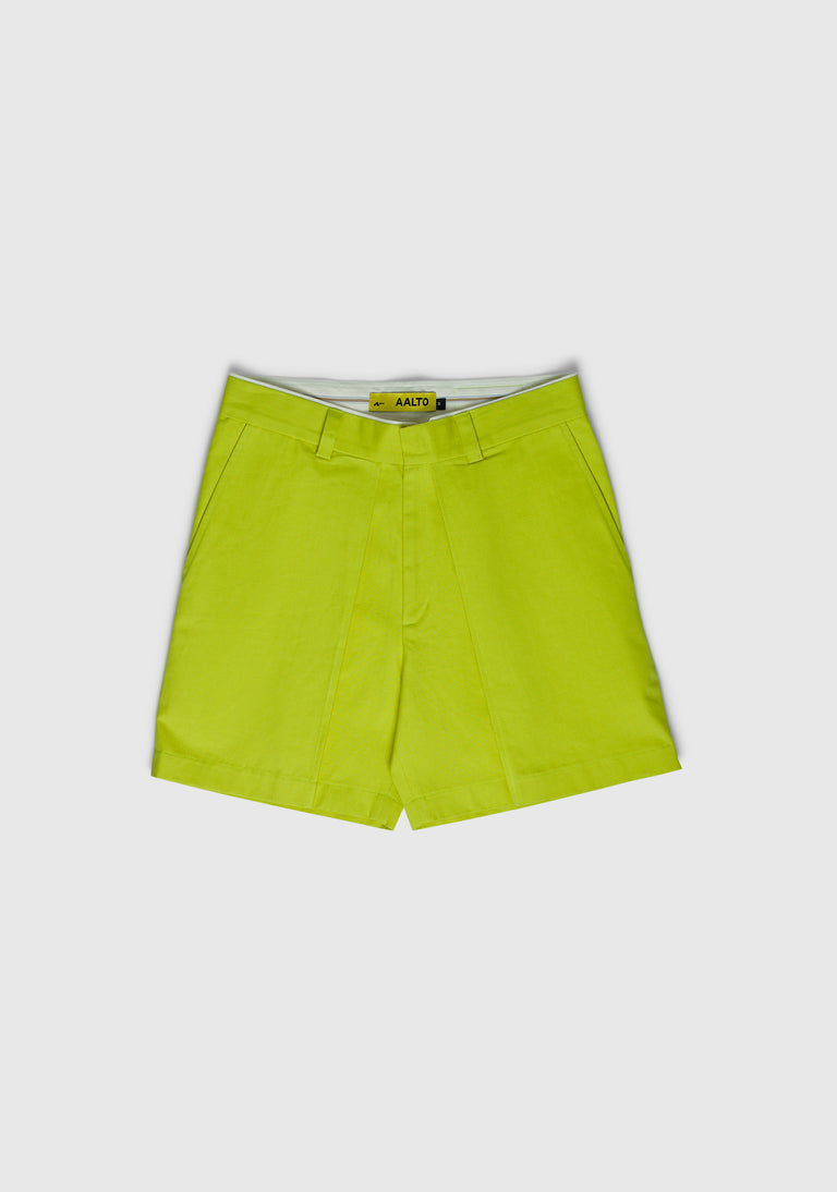 CHINO PLEAT SHORTS